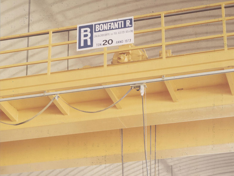 Dettagli interni dell'azienda BONFANTI negli anni '70