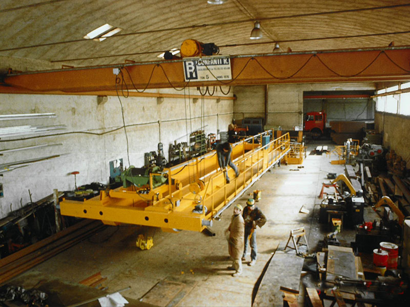 Interni dell'azienda BONFANTI negli anni '70