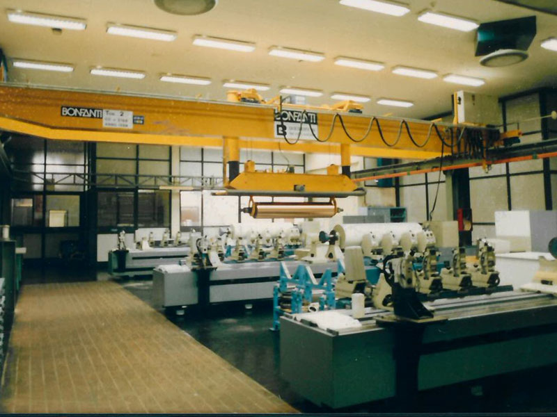 Interni azienda BONFANTI negli anni '80