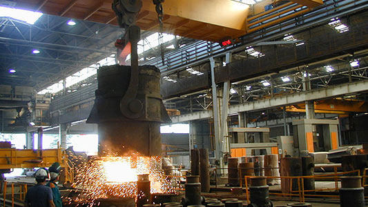 Steel factory