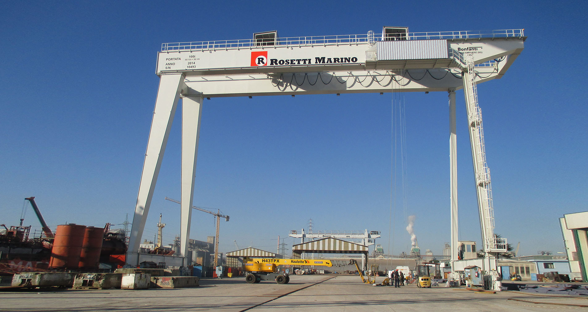 BONFANTI shipyard lifting equipment