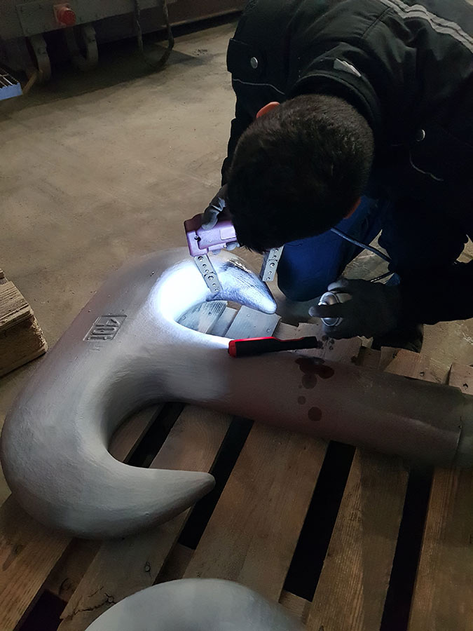 Machine status checking carried out by a BONFANTI technician