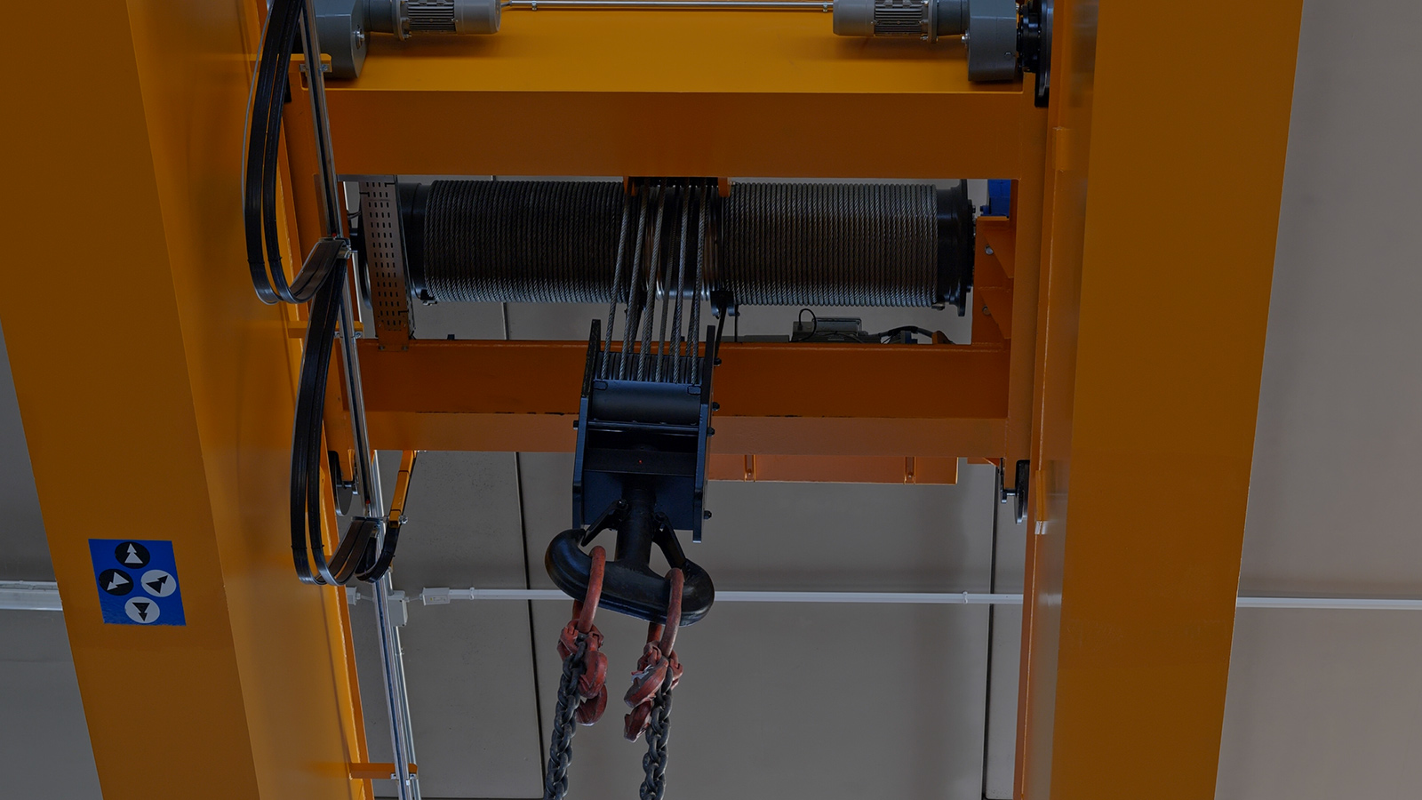 Gru a ponte bitrave BONFANTI dettaglio