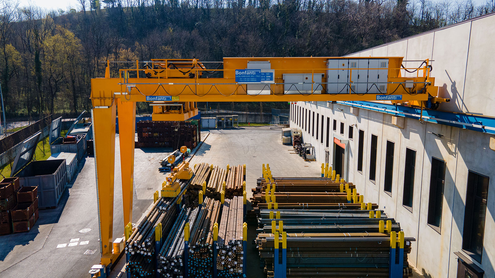 BONFANTI gantry crane from the side