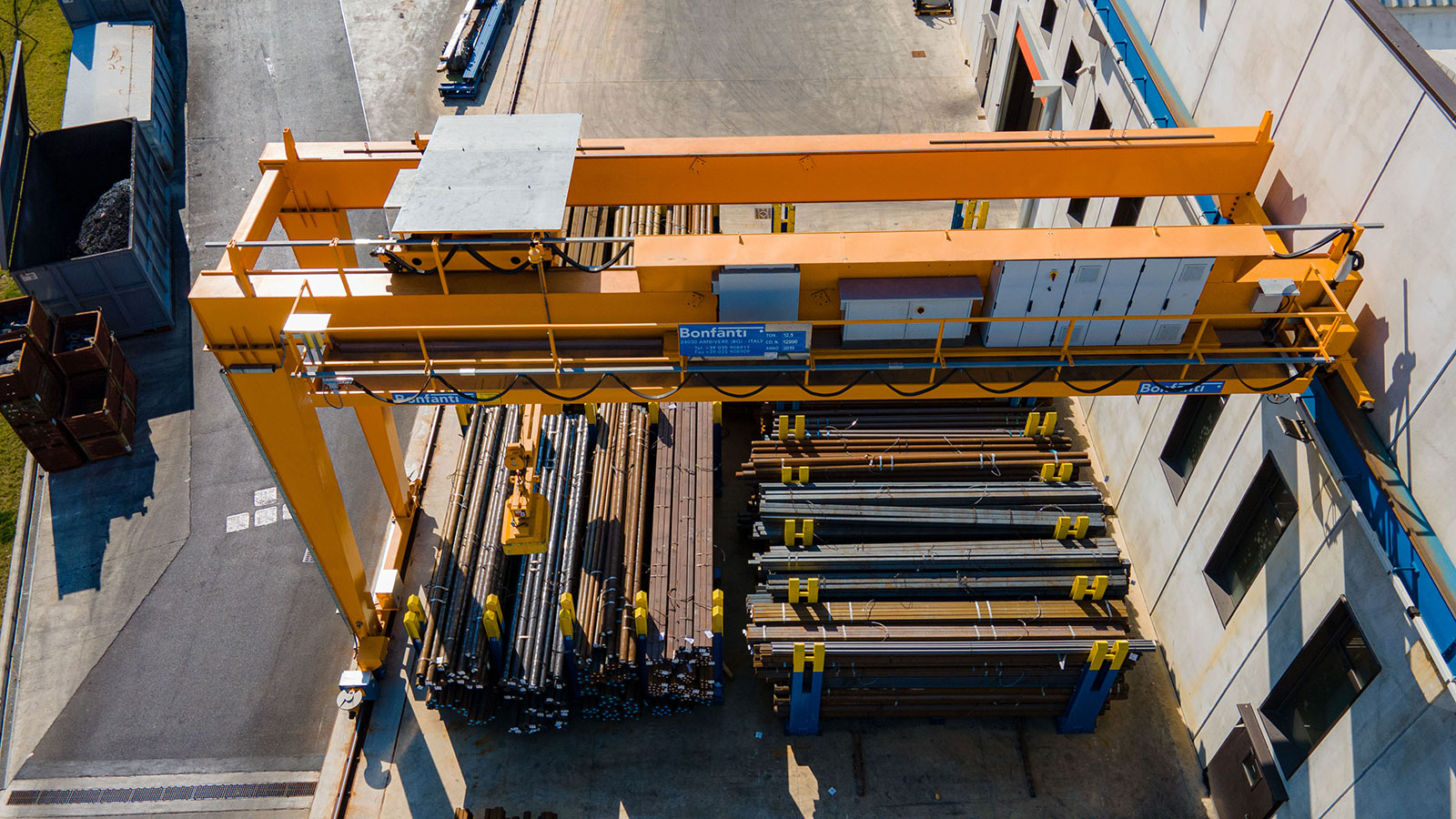BONFANTI gantry crane from above