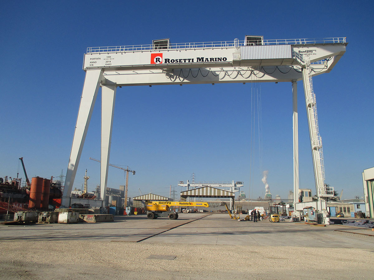 BONFANTI gantry crane structure