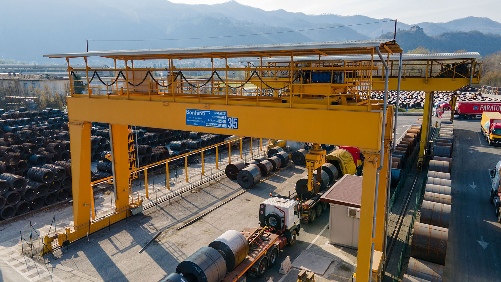 BONFANTI gantry crane structure