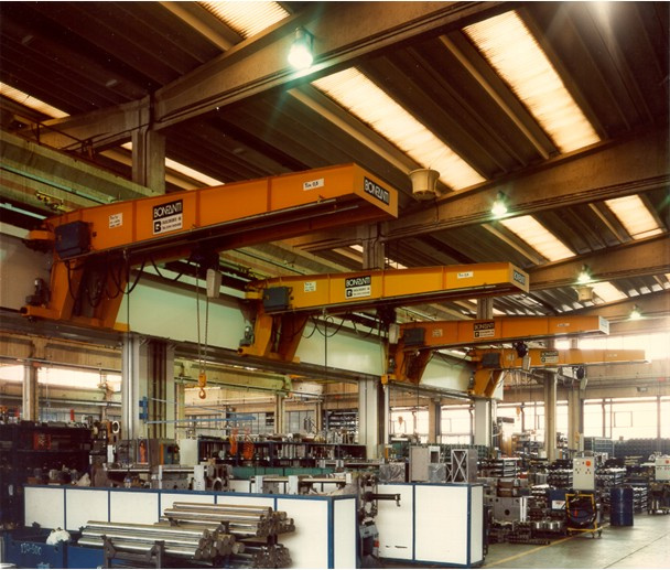 Stabilimento BONFANTI per gru a bicicletta