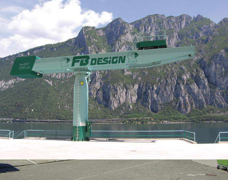 Gru a bandiera BONFANTI in ambiente esterno