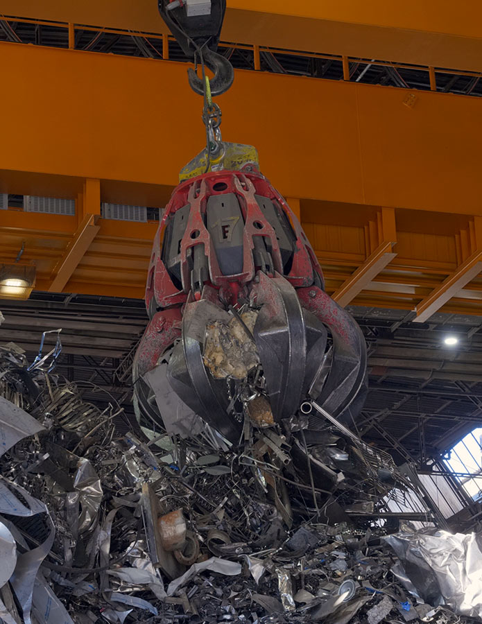 Gru parco rottami prodotta da BONFANTI dettaglio