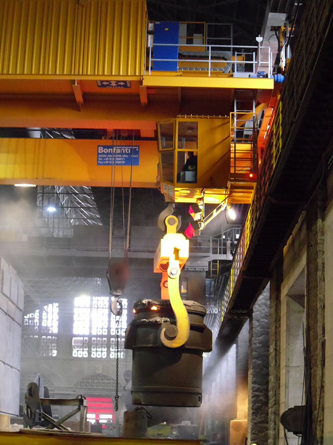 BONFANTI casting cranes detail