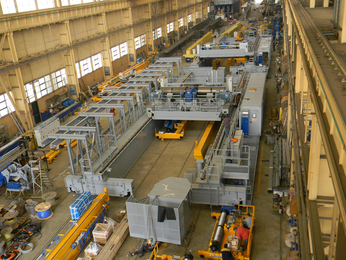 BONFANTI casting cranes production plant