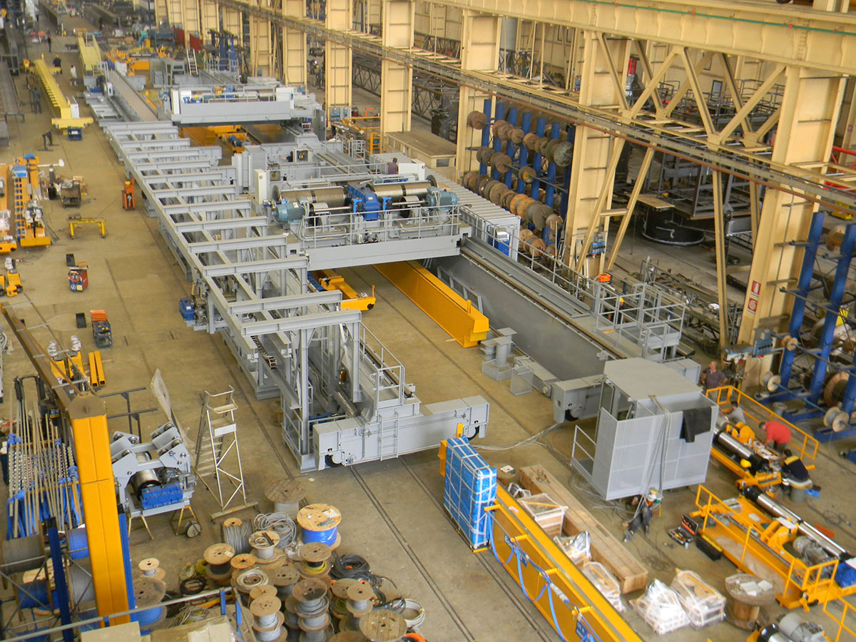 BONFANTI casting cranes production plant