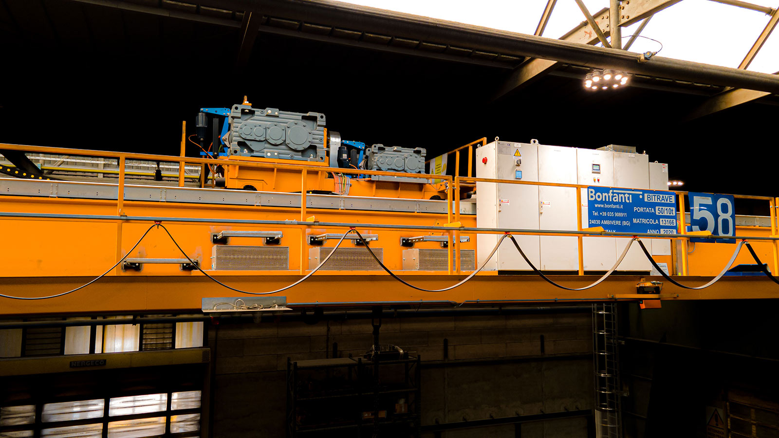 Bonfanti gru da laminatoio e cambio gabbie