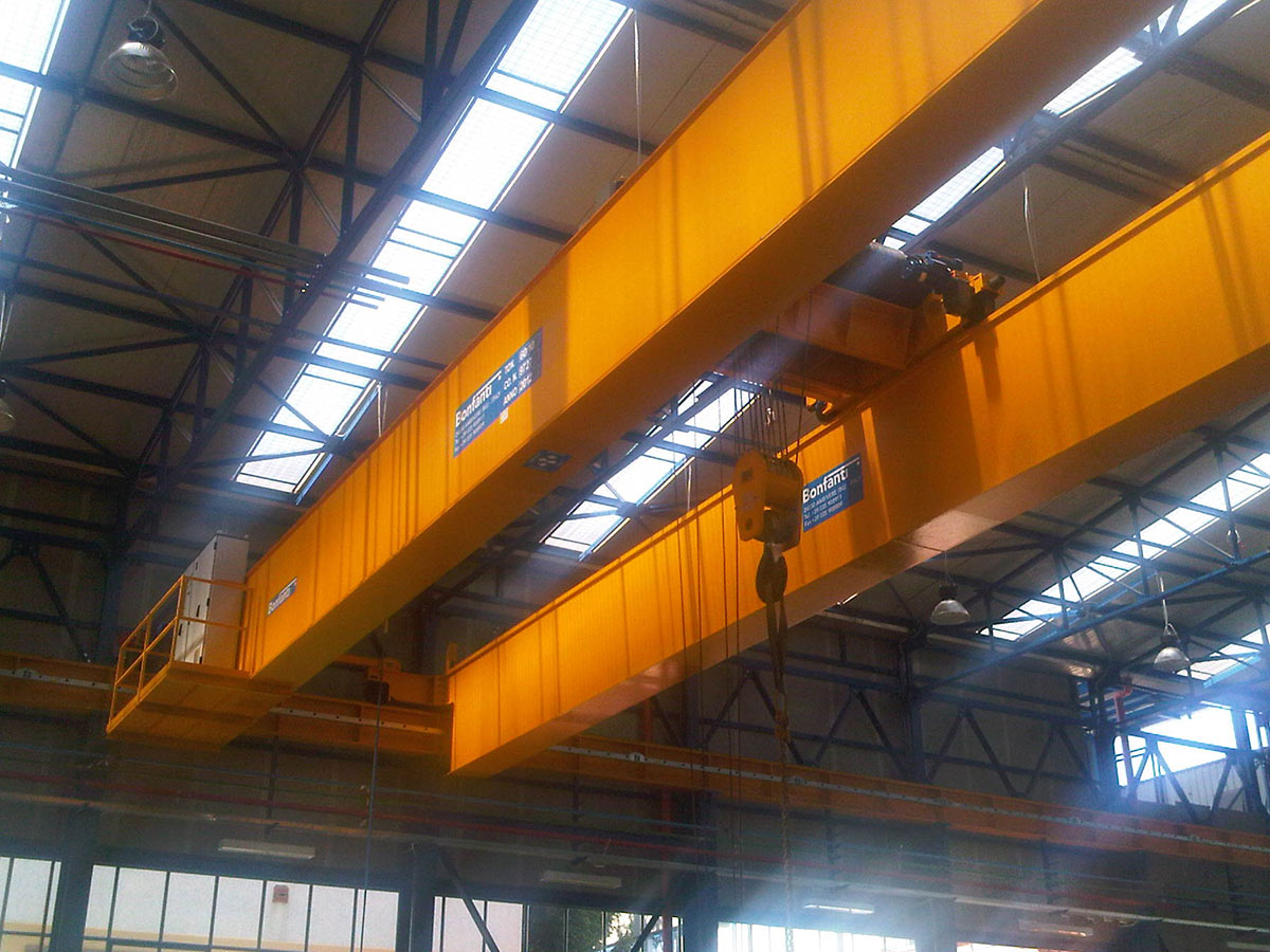 Bonfanti gru da laminatoio e cambio gabbie