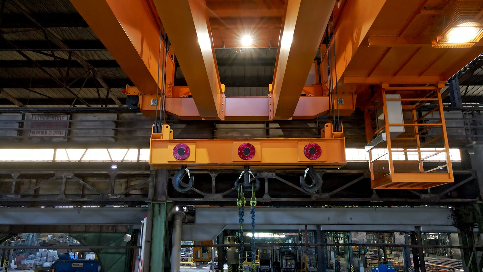 Bonfanti gru da laminatoio e cambio gabbie