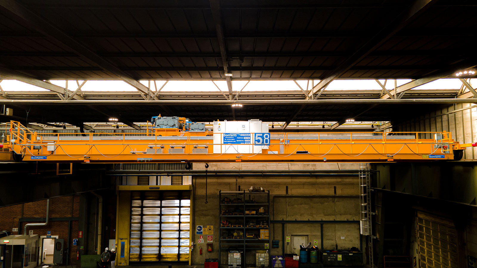 Bonfanti gru da laminatoio e cambio gabbie