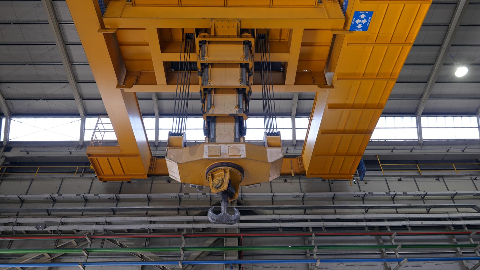 Gru per Movimentazione Billette, Blumi e Bramme BONFANTI