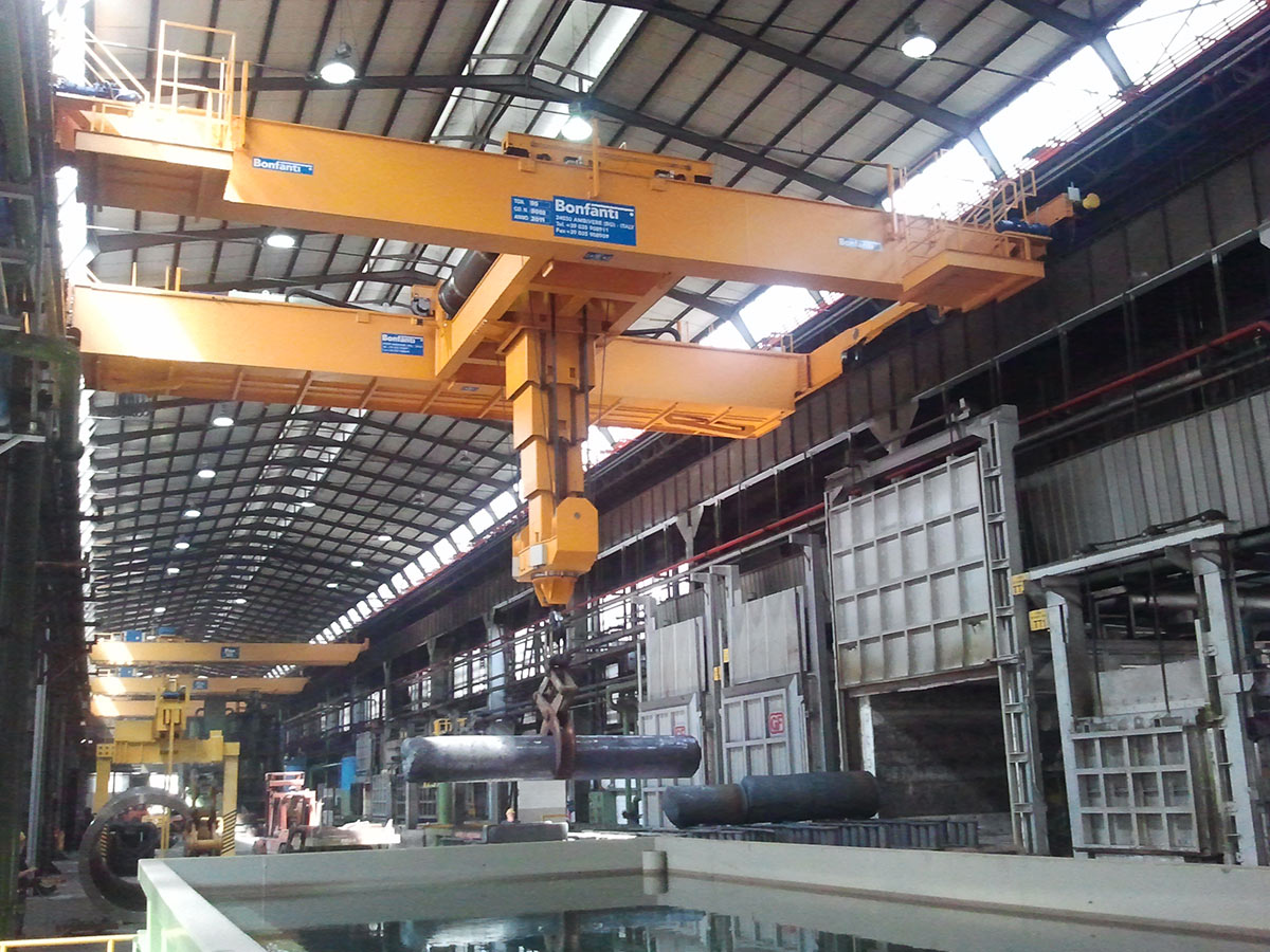 Dettaglio Gper Movimentazione Billette, Blumi e Bramme BONFANTI