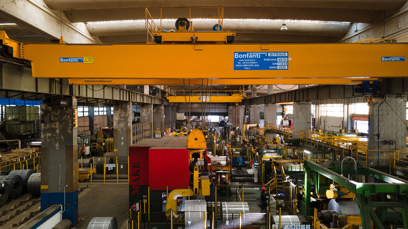BONFANTI Cranes for Handling Bars, Coils, Bundles and Sheets