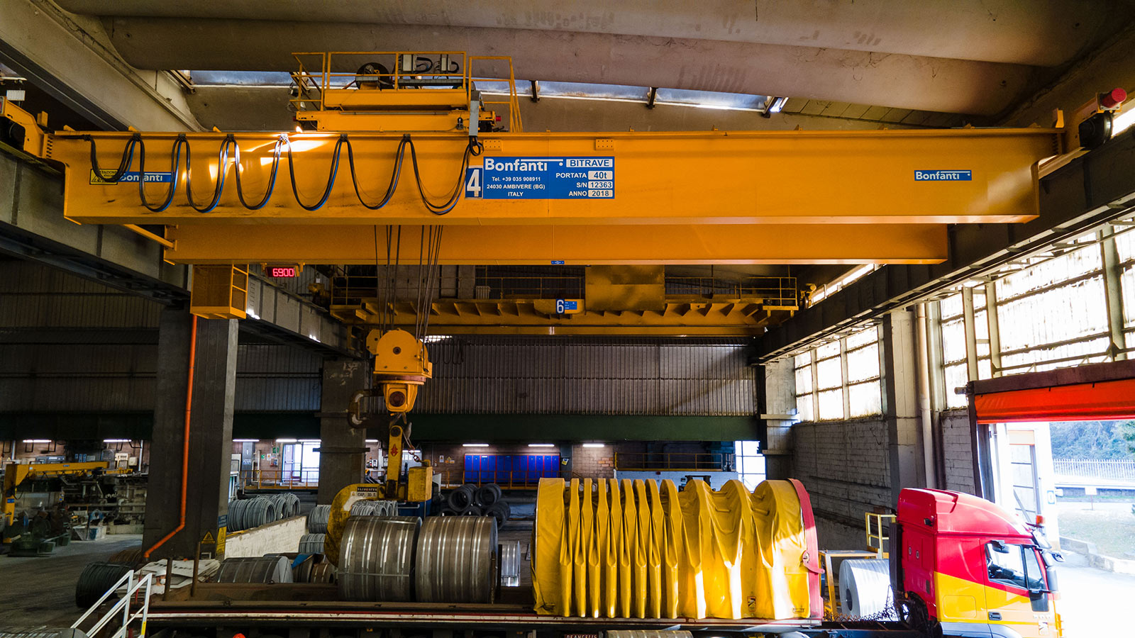BONFANTI Cranes for Handling Bars, Coils, Bundles and Sheets