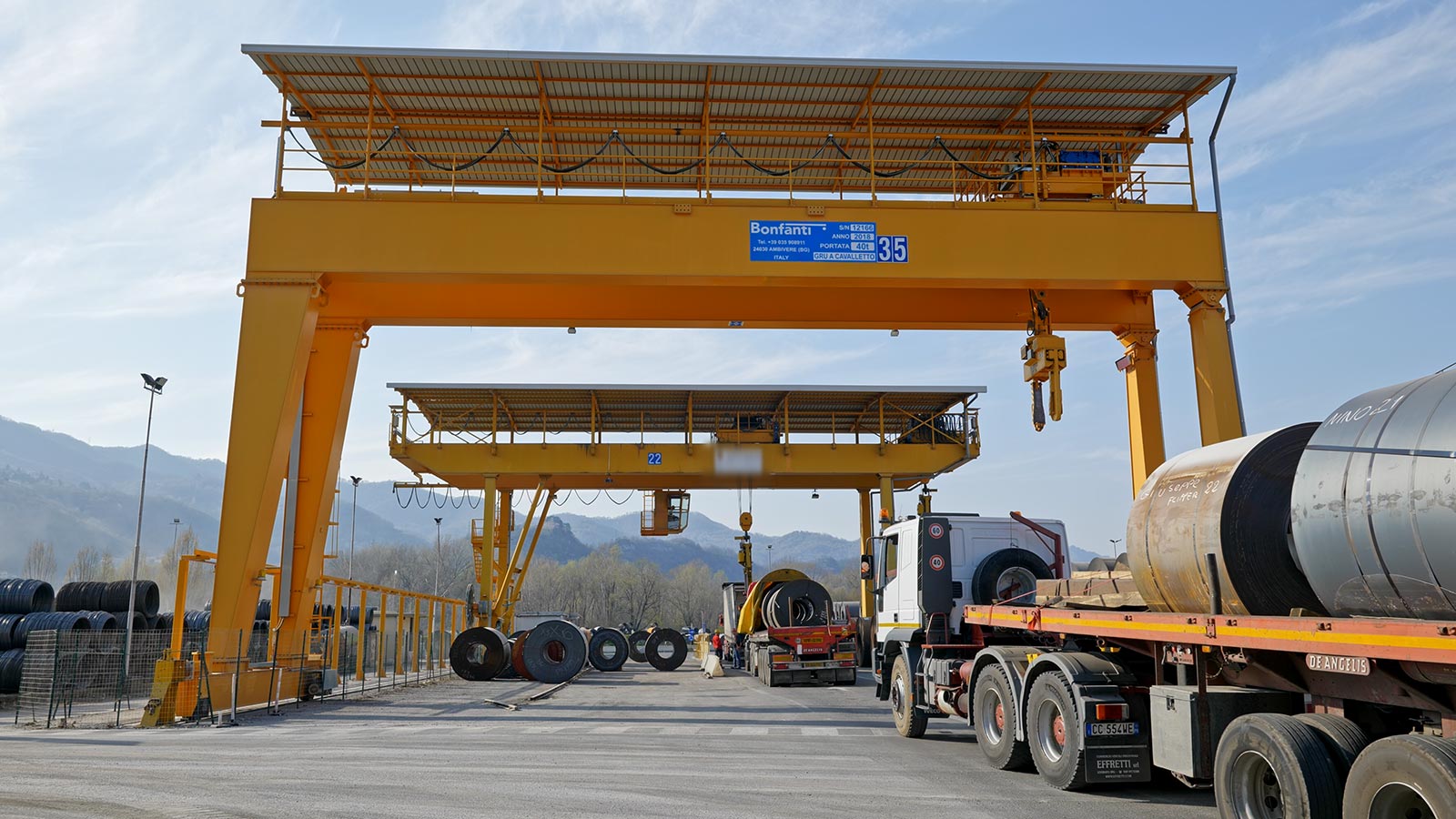BONFANTI Cranes for Handling Bars, Coils, Bundles and Sheets