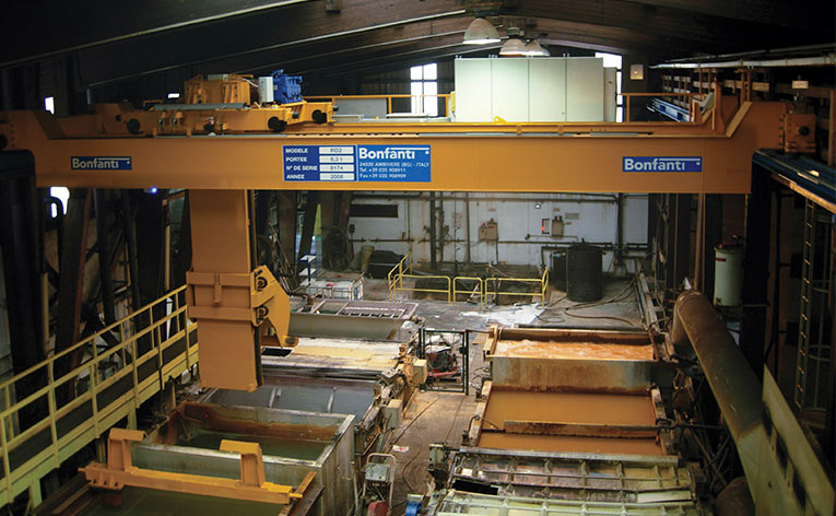 Automatic Handling Systems for Pickling Plants made by BONFANTI