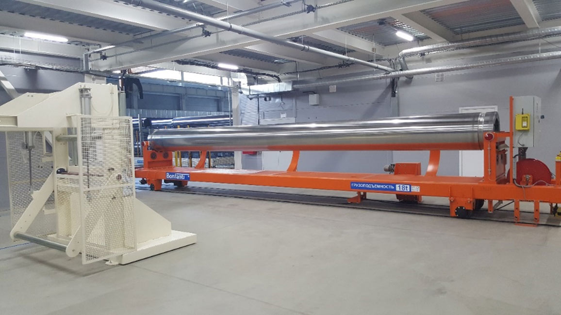 Jumbo Rolls in BONFANTI production plants